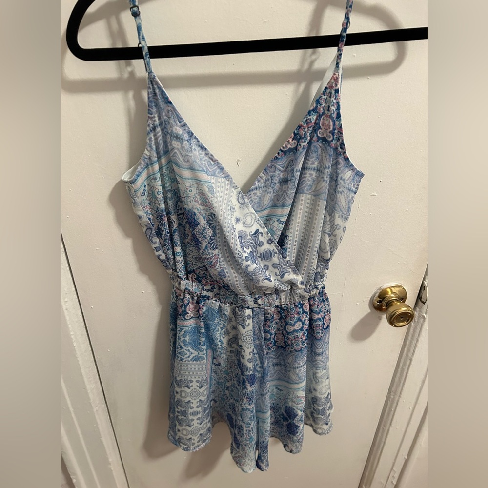 Show Me Your MuMu printed backless romper